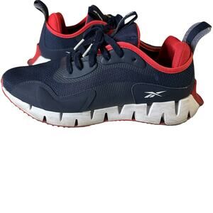 Mens Sneakers Size 11 Navy Red Running Shoes Training Gym Exercise Athlete